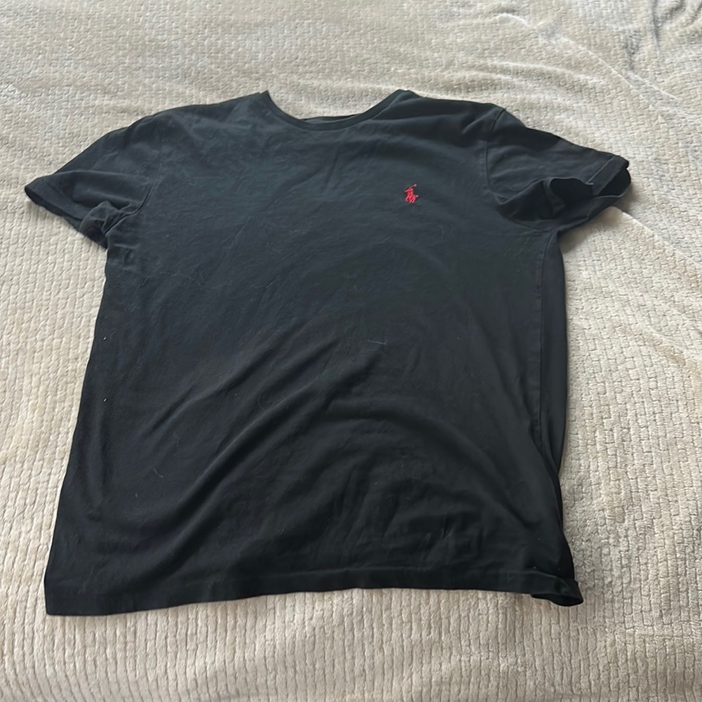 Black polo t shirt